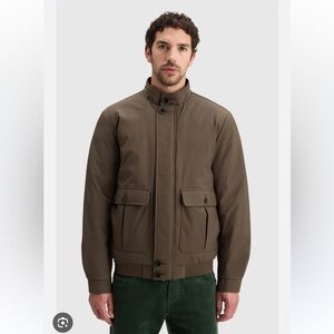 Scotch & Soda Men’s Insulated Harrington Stretch Soft shell Jacket Size L